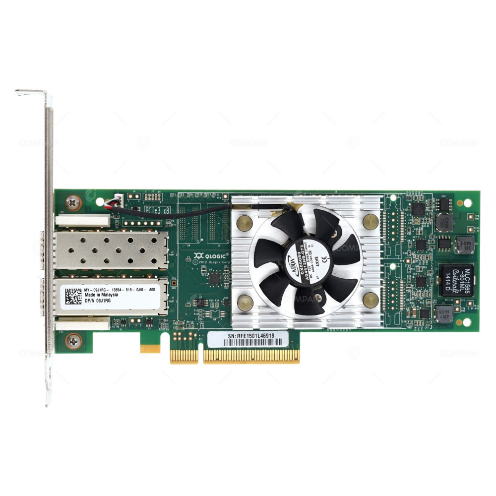 9J1RG DELL DUAL PORT 16GB SFP+ FC PCIE HBA
